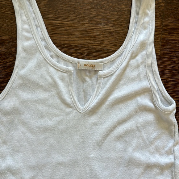 Golden White Tank - Picture 3 of 3